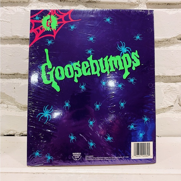 Rare vintage Goosebumps school folder featuring Monster Blood #3 - Picture 3 of 3